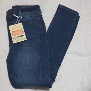Blue Skinny Jeans with Classic Fit